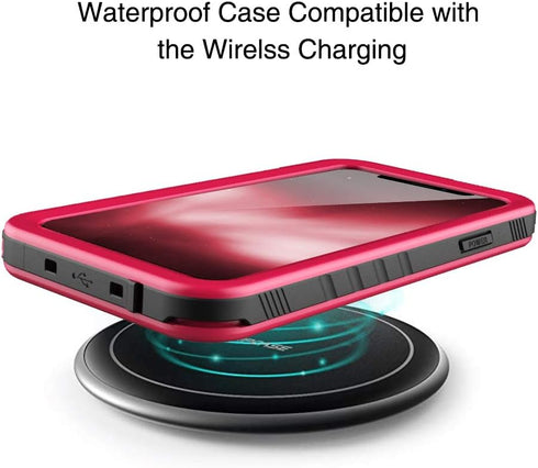 Cozycase Waterproof Case for iPhone XR, Shockproof Full-Body Rugged Bumper Case with Built-in Screen Protector for Apple iPhone XR 6.1 Inch 2018 R...