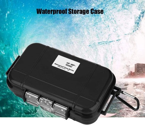 VBESTLIFE Plastic Waterproof Shockproof Box, Outdoor Waterproof Airtight Survival Case Storage Case Floating Hard Shell Wet Dry Box Carry Box Cont...