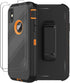 for iPhone X Case, iPhone Xs Case with Belt Clip Holster, 2X Screen Protector, Military Grade Shockproof Heavy Duty Full Body Drop-Proof Rugged Pr...