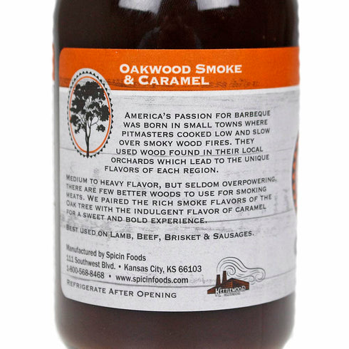 Original Juan Specialty Foods Kettlewood Combustion Oakwood Smoke & Caramel Barbecue Sauce, 14.5 Ounce...