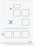SCRIBBLEDO Dry Erase Long Multiplication Board 9"x12" Double Sided Practice Whiteboard with 2x1 & 2x2 Digit Multiplication for Home, School, Class...