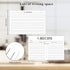 100 Count Recipe Cards, Recipe Cards 3x5 White, 3x5 Recipe Cards Double Sided, Blank Recipe Cards for Bridal Shower and Wedding...