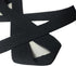 50 Yard Twill Tape Ribbon 1 Inch, Soft Natural Webbing Tape Roll Cotton Herringbone Bias Tape for Sewing DIY Crafts Home Decor (Black)...