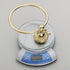 Leyden Polished Gold Towel Ring, Bathroom Hand Towel Holder Wall Mounted Gold Towel Rack Round...
