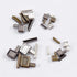 PH PandaHall 12 Sets Metal Zipper Latch Slider Retainer 3 Color #3#5#8#10 Insertion Pin Zipper Bottom Zipper Stopper for Metal Zipper Repair Zip S...
