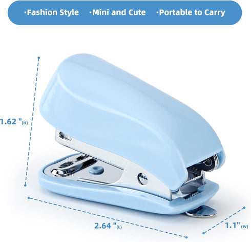 Stapler, 20-50 Sheets Capacity with Staples and Staple Remover Set, Desk Stapler Office Staplers (Blue, 20 Sheet)...