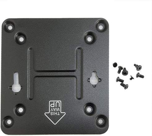 GinTai for Intel NUC Vesa Adapter Mount Bracket to Attach NUC Mini PC Computer to The Back of a Monitor Mounting Plate Not Skull or Hades(with 8pc...