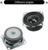 Fielect 2Pcs DIY Magnetic Speaker 3W 4 Ohm Full Range Audio Speaker Stereo Woofer Loudspeaker Replacement for Arduino, 52mm Diameter...