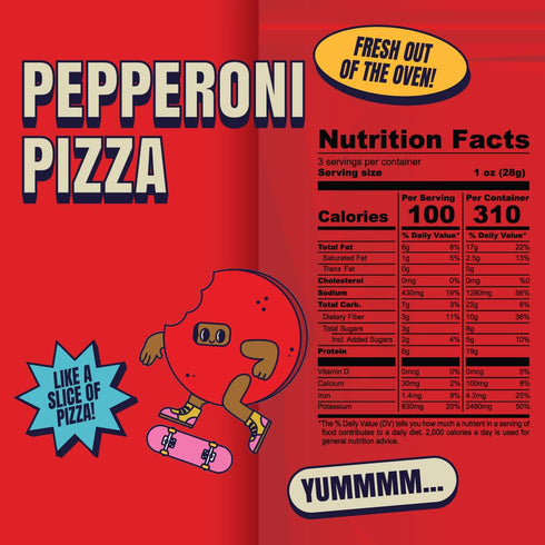 Louisville Vegan Jerky – Pepperoni Pizza Vegan and Vegetarian Friendly Meat - Lip-Smacking Jerky - Gluten-Free High Protein Vegan Snacks 19 grams ...