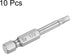 uxcell 1/8" Magnetic Hex Head Screwdriver Bit, 1/4" Hex Shank 2" Length S2 Steel Power Tool, 10 Pcs...
