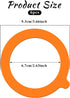 6Pcs Rubber Seals Rings for Glass Jars, Airtight Silicone Replacement Gasket for Jars Leak-proof Airtight Rubber Seal -3.7 Inches (Orange)...