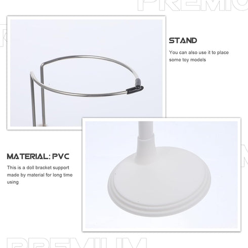 NUOBESTY 4pcs Creative Doll Stand Storage Rack...