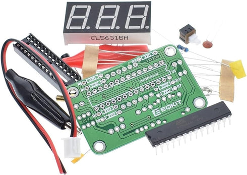 HiLetgo VOT-8 Voltmeter Kit Voltage Meter Electronic Production Suite DIY Kit for Student Electronic Exercise...