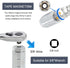 Pack-1 Car Oil Pressure Switch Socket, 3/8" Driver Deep Design Hexagonal Oil Pressure Sending Socket Unit Fit 1" and 1 1/16" Switches, Universal f...