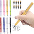 8Pcs Everlasting Pencil, Inkless Pencil with 8 Replacement Tips, Unlimited Writing, Portable Reusable Erasable Writing, for Art Sketch Painting To...