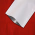PABCK 100 Pieces White Metallic Mylar Foil Open Top Sealable Bags 3.1x4.7 inch Vacuum Heat Seal Pouches for Food Storage Packaging with Tear Notch...