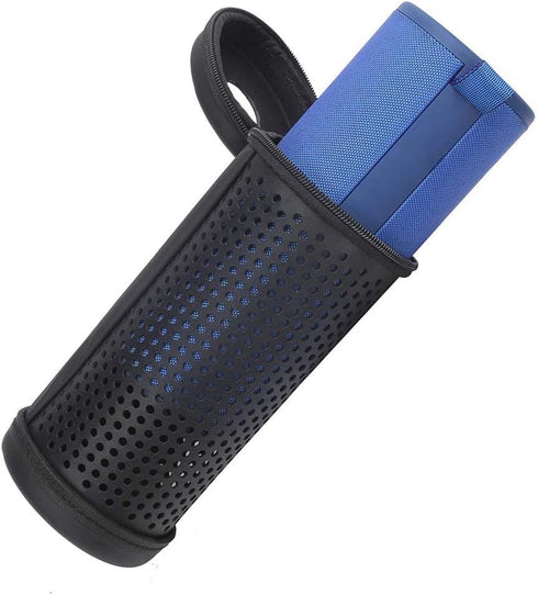 Travel Hollowed Mesh EVA Case, Storage Bag with Strap for Ears MEGABOOM 3 Portable Wireless Speaker...