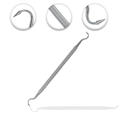Cynamed Double-Ended Scaler with Arrow Ends - Dentist Pick, Medical Stainless Steel, Dental Tarter Scraper for Tooth Stains Remover, Dentist Home ...