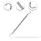 Cynamed Double-Ended Scaler with Arrow Ends - Dentist Pick, Medical Stainless Steel, Dental Tarter Scraper for Tooth Stains Remover, Dentist Home ...