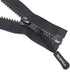 YaHoGa 2PCS #5 52 Inch Separating Jacket Zippers for Sewing Coats Jacket Zipper Black Molded Plastic Zippers Bulk (52" 2pc)...