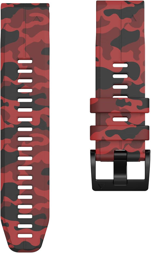 ANCOOL Compatible with Fenix 7X Bands,26mm Silicone Watchbands Replacement for Fenix 5X/Fenix 5X Plus/Fenix 6X/Fenix 6X Pro/Tactix Delta/Descent M...