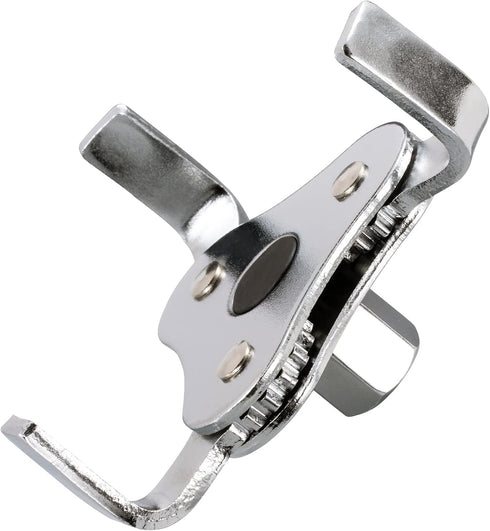 Spurtar Universal Oil Filter Wrench 3 Jaw Adjustable Oil Filter Removal Tool, 2 Way Oil Filter Wrench for Removing Oil Filters from Diameters 2-1/...