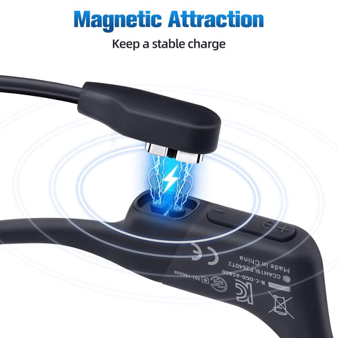 (2-Pack) Charging Cable for Shokz Aeropex/OpenRun, OpenRun Pro, OpenRun Mini & OpenComm 2/UC, for Aftershokz Charging Cable, Magnetic USB Cable Co...