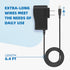 Power Supply for Trash Can 6V AC Power Adapter Compatible with iTouchless 13 Gallon Trash Can, 6.4Ft Long Power Cord Supply...