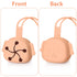 Accmor Silicone Baby Pacifier Case, Baby Pacifier Holder Case Pouch Box for Diaper Bag, Baby Pacifier Container for Travel, Apricot...