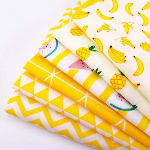 Aubliss 50pcs 100% Cotton Fabric Bundle 9.84" x 9.84" (25cm x 25cm) PreCut Fat Squares Sheets Printed Floral Sewing Supplies for Patchwork Sewing ...