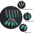 Rubber Polishing Burrs Bits Bullet Cylinder Shape Mounted Point Polishing Bits Rubber Wheel Bit,Electric Drill,Rotary Tool Accessories 3 mm Mandre...