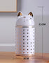 HAUCOZE Cat Cookie Jar Decorative Candy Jar with Lid Modern Arts Gifts Ceramic 8.1inch...
