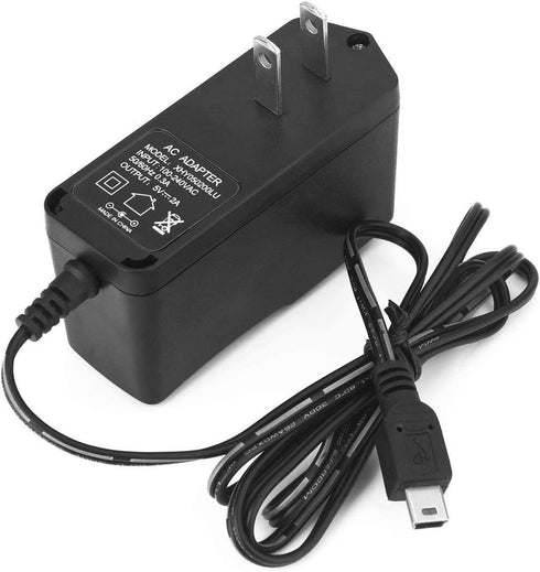 DC 5V Mini USB Cable AC DC Adapter Mini 5 Pin Charger for Portable Hard Disk,MP3,MP4,Camera,Tablet,Card Reader,Hub,DVR(NOT for Cell Phone),Black...