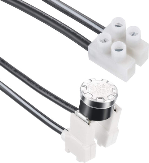 W10258275 Bimetal Thermal Fuse and 661566 Thermostat Including Simple Instruction, Compatible with Kenmore, Maytag and Amana Dishwasher