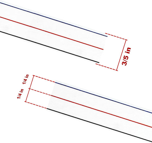1/4" Seam Diagonal Seam Tapes - 10Yard Each Roll Sewing Basting Tape for Stitching Straight Diagonal Seams Instruction Tool (2Pack)...