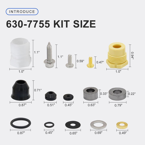 630-7755 Wall Hydrant Repair Kit for Prier Faucet Repair Kit 500 400 300 Series Part...