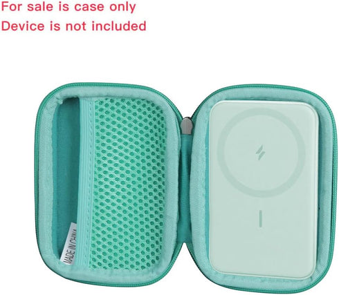 Hermitshell Hard Travel Case for Anker 622 / Anker 621 Magnetic Battery (MagGo), 5000mAh Foldable Magnetic Wireless Portable Charger (Green)...