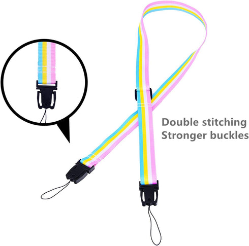 Sunmns Camera Neck Shoulder Strap Compatible with Instax Mini 12 11 9 8 90 70 Instant Film Camera, Rainbow...