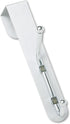 Safco Over-The-Door Double Coat Hook, Chrome-Plated Steel, Satin Aluminum Base (4166)...