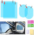 4PCS Car Rearview Mirror Film, Waterproof Film Side Mirror Rainproof Film HD Nano Coating Transparent Car Film, Safe Driving Protective Sticker Fi...