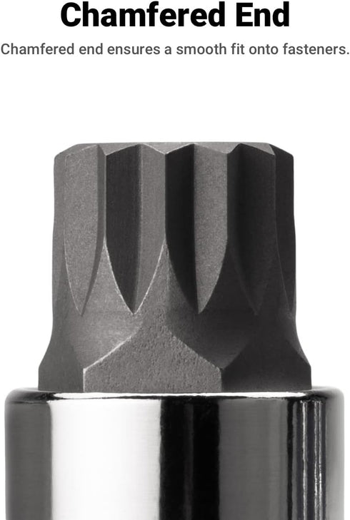 Capri Tools 30051 XZN 4mm Triple Square Bit Socket with 1/4-Inch Drive...