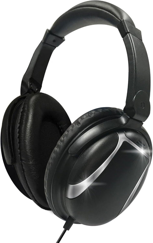 Maxell Bass 13 Headphones - Stereo - Wired - Over-The-Head - Binaural - Circumaural - Black...