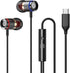 USB C Headphones, Earphones with Microphone,Type C Stereo Sound Headphones Wired in-Ear Earbuds for Samsung Galaxy S22 S21 FE OnePlus 10 9 Pro Goo...