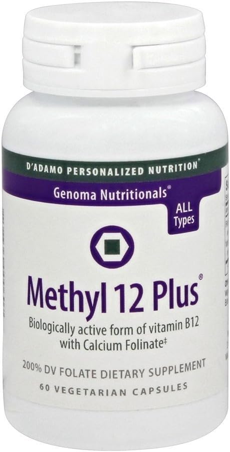 D'Adamo Personalized Nutrition Methyl 12 Plus, 60 Count...