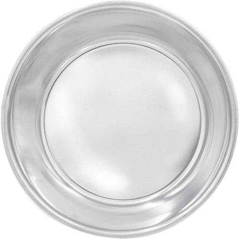 Fuzzy Puppy Food & Water Bowl for Cats & Dogs, Heavy-Duty Stainless Steel, Silver, 1 Quart...