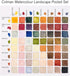 Winsor & Newton Cotman Watercolor Paint Set, 8 Half Pan, Landscape Colors w/ Brush...