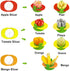 Fruit Cutter Slicer, 4 in 1 Apple Slicer with Vegetable Peeler & Cleaning Brush Mango Cutter Corer Remover Tomato Wedges Stainless Steel Heavy Dut...
