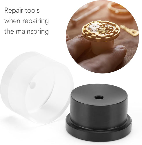 Close Mainspring Barrel Tool, Tool for Closing Mainspring Barrel Covers, Press Closing Movement Watch Clockwork Repair Tools...