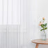 NICETOWN White Sheer Curtains 63 inch Length for Bedroom, Rod Pocket Translucent Voile Sheer Airy & Breathable Curtain Panels for Flat/Apartment, ...