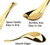 Asian Soup Spoons Stainless Steel Chinese Soup Spoons Set of 6 Soup Spoons Silverware Cucharas Para Comer for Ramen Pho Wonton Dumpling Noodles (g...